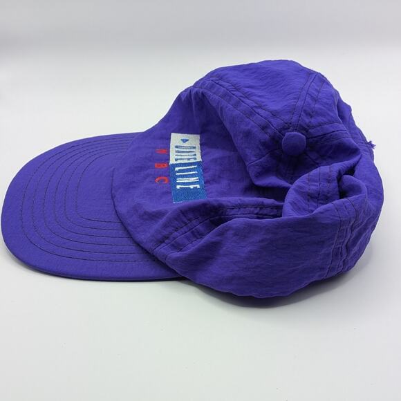 Vintage 90s Purple Dateline NBC Snapback Cap Windbreaker Style TV Network USA - Picture 6 of 10